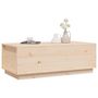 Voir la diapositive 4 : VIDAXL Table basse 100x50x35 cm Bois massif de pin