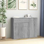 VIDAXL Buffet Sonoma gris 88x30x70 cm Bois d'ingenierie