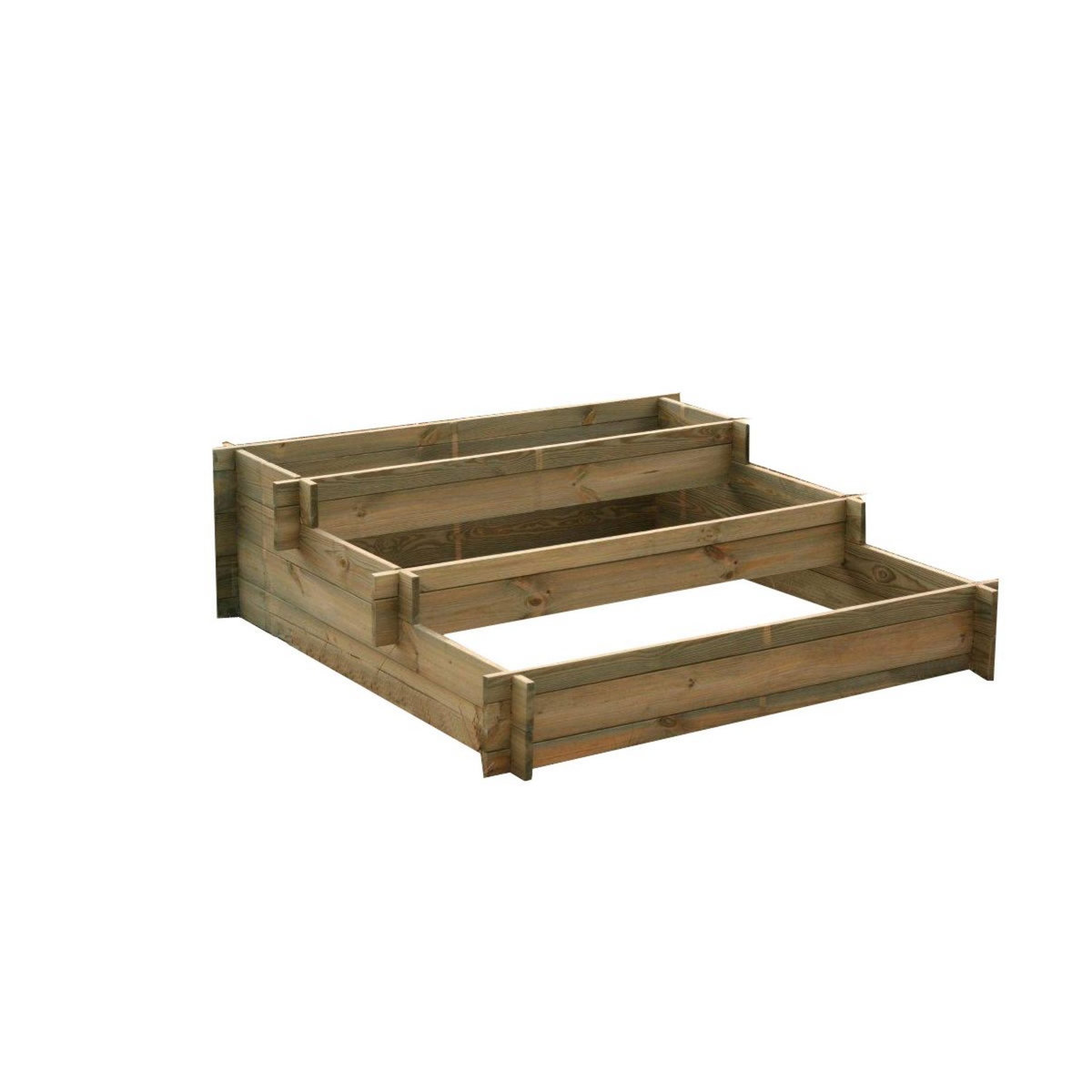 GARDENSTAR Carré potager en escalier 90x90 cm