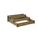 GARDENSTAR Carré potager en escalier 90x90 cm