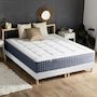 Voir la diapositive 5 : IDLITERIE Ensemble matelas ressort 7 zones KING STYLE, mémoire de forme, sommier, couette, oreillers