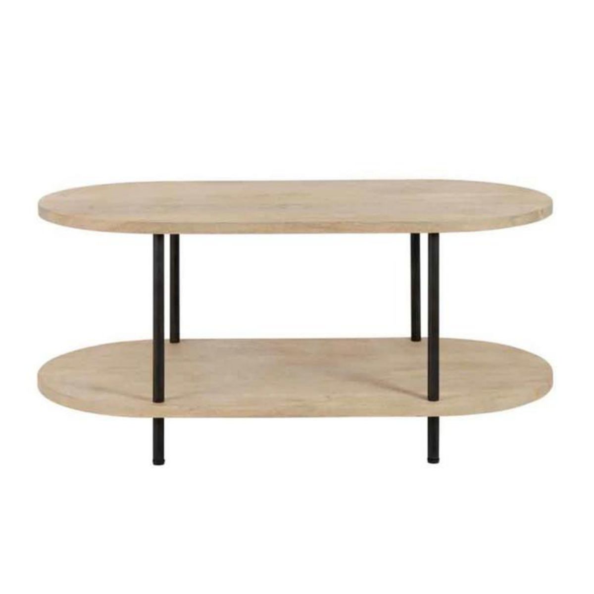 Paris Prix Table Basse 2 Niveaux  Eli  120cm Naturel