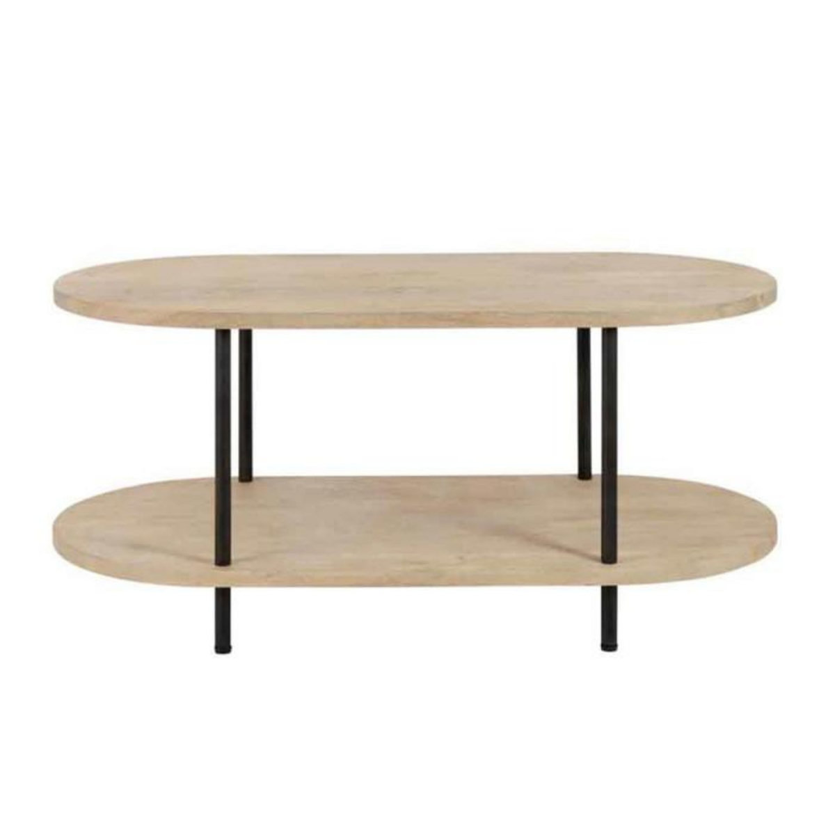 Paris Prix Table Basse 2 Niveaux  Eli  120cm Naturel