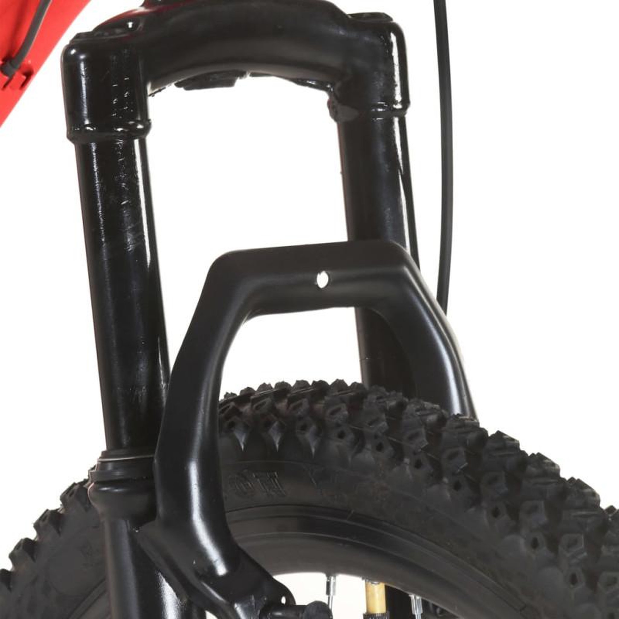 Voir la diapositive 4 : VIDAXL Vélo de montagne 21 vitesses Roues de 27,5 pouces 42 cm Rouge