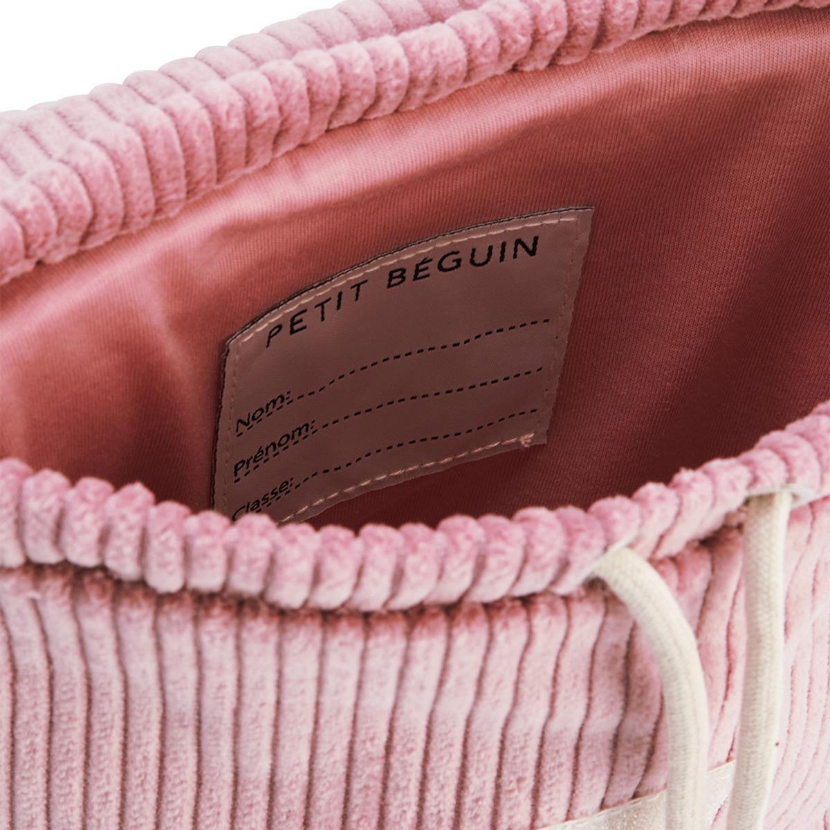 Petit Béguin Sac à dos enfant en velours côtelé Mona