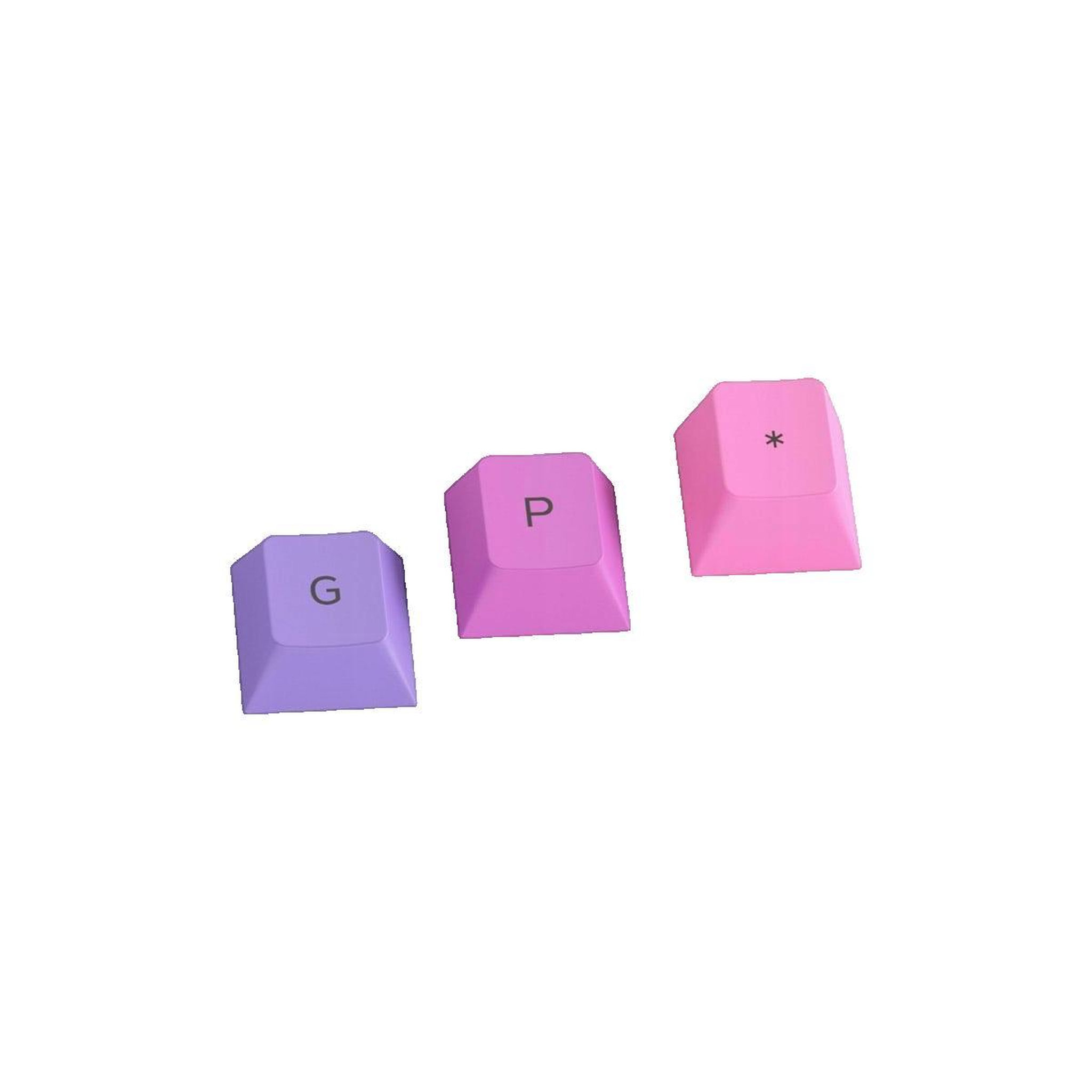Voir la diapositive 2 : GLORIOUS PC GAMING RACE Keycaps Glorious GPBT Nebula Violet