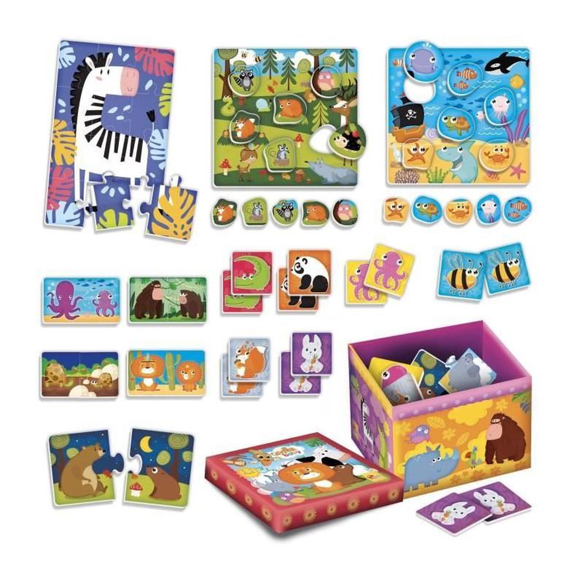 Voir la diapositive 2 : LISCIANI GIOCHI Super Box - CAROTINA BABY - Jeux éducatifs, Format géant