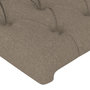 Voir la diapositive 4 : VIDAXL Tetes de lit 4 pcs Taupe 72x7x78/88 cm Tissu