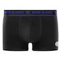 Voir la diapositive 4 : SERGE BLANCO Lot de 4 boxers homme en coton Class uni ceinture colorée