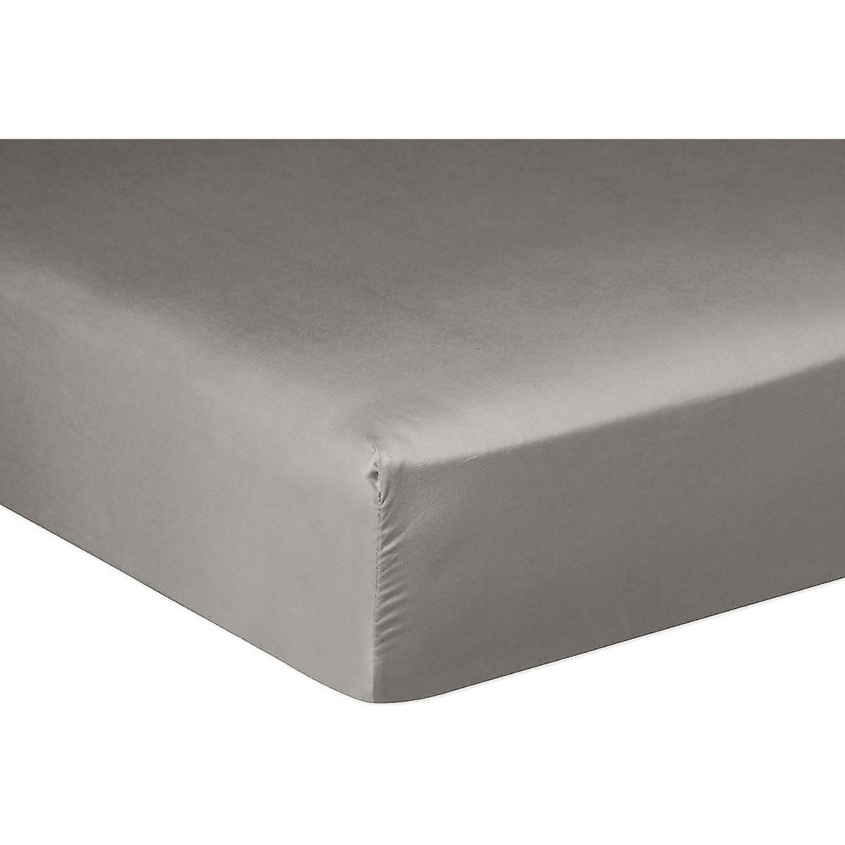 BATON ROUGE Drap housse 100% satin de coton 105 fils