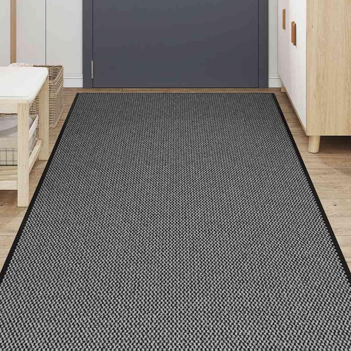 VIDAXL Paillasson anthracite 115x500 cm