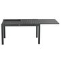 Voir la diapositive 4 : OUTSUNNY Ensemble de jardin 8 personnes chaises empilables table extensible 135/270L cm alu. textilène gris
