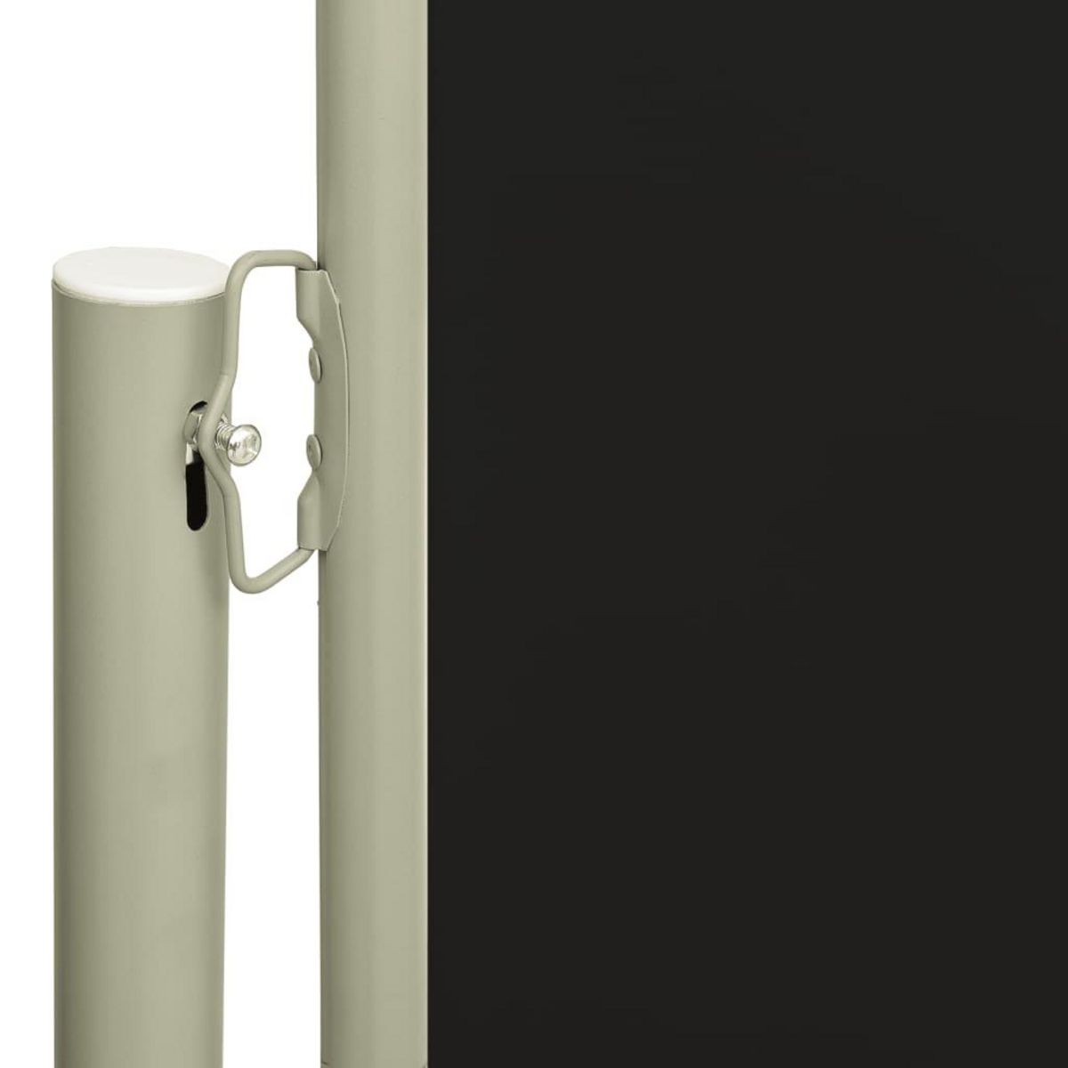 VIDAXL Auvent lateral retractable de patio 160x300 cm Noir