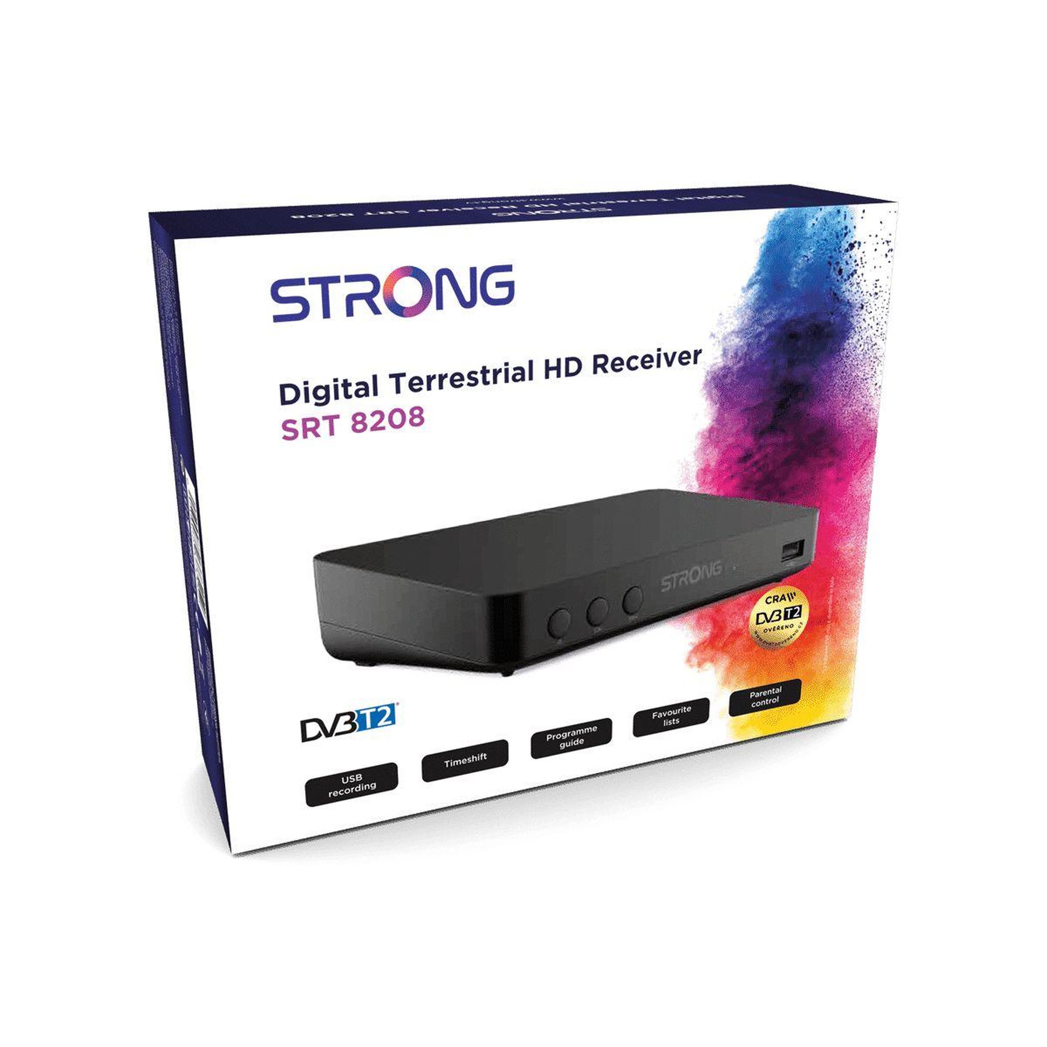 Voir la diapositive 3 : Strong Décodeur TNT TNT HD SRT 8208