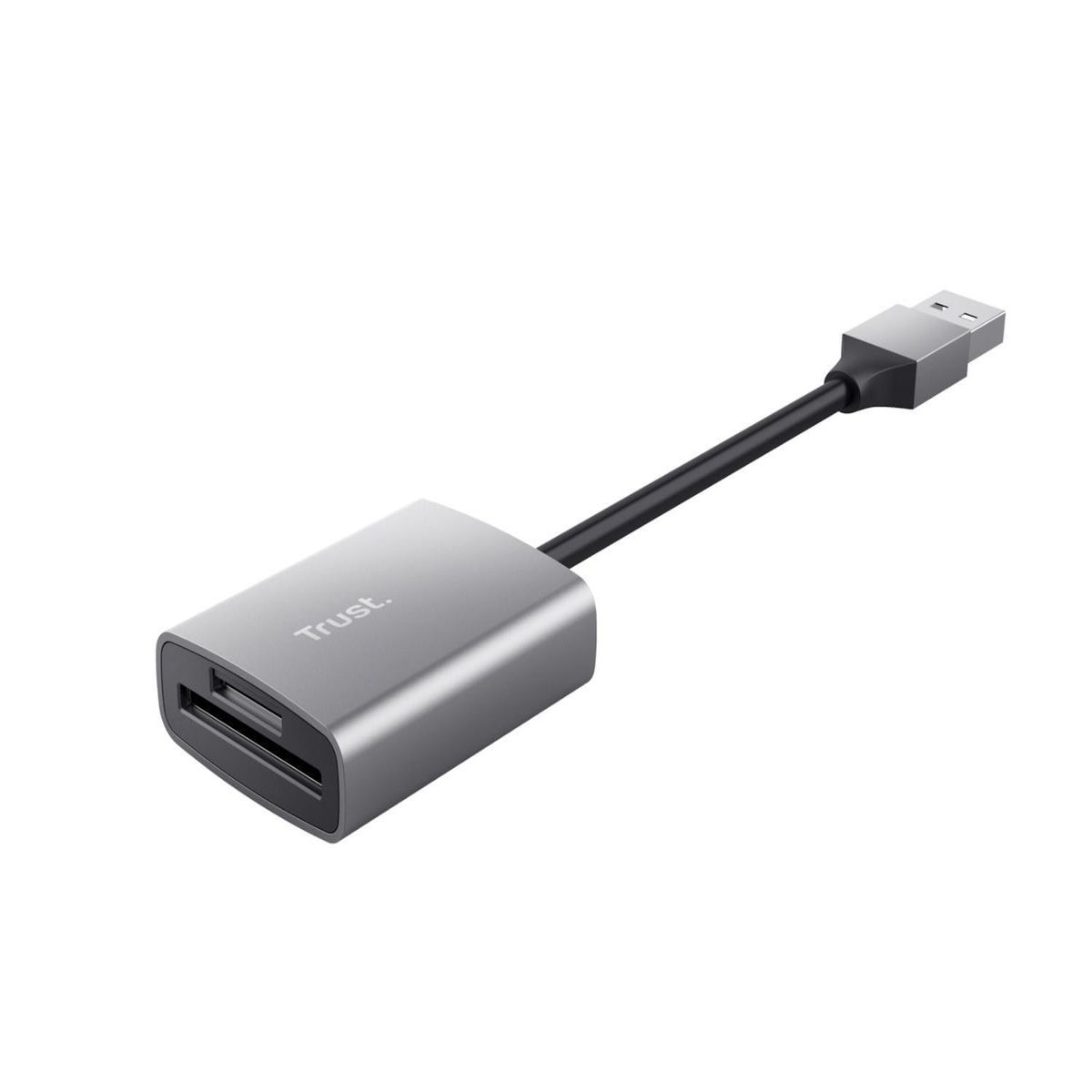 Trust Trust Dalyx lecteur de carte mémoire USB 3.2 Gen 1 (3.1 Gen 1) Aluminium