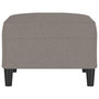 Voir la diapositive 4 : VIDAXL Repose-pied Taupe 70x55x41 cm Tissu