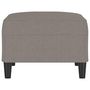 Voir la diapositive 4 : VIDAXL Repose-pied Taupe 70x55x41 cm Tissu