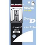 TECHMAN Agrafes 6 mm - type D