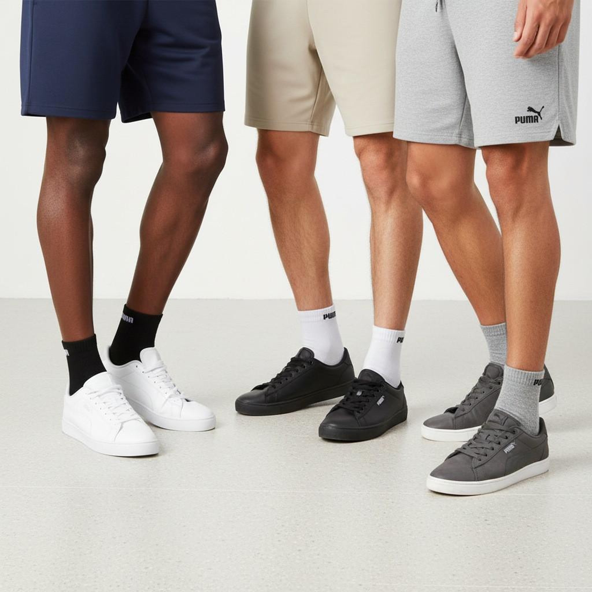 Voir la diapositive 4 : PUMA PUMA Chaussettes Mixte Quarter Pack 6 Paires (Lot) - Coton Doux