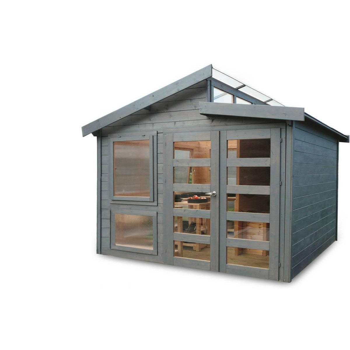 Habitat et Jardin Abri jardin bois  Merano  - 8.92 m² - 2.99 x 2.99 x 2.64 m - 28 mm