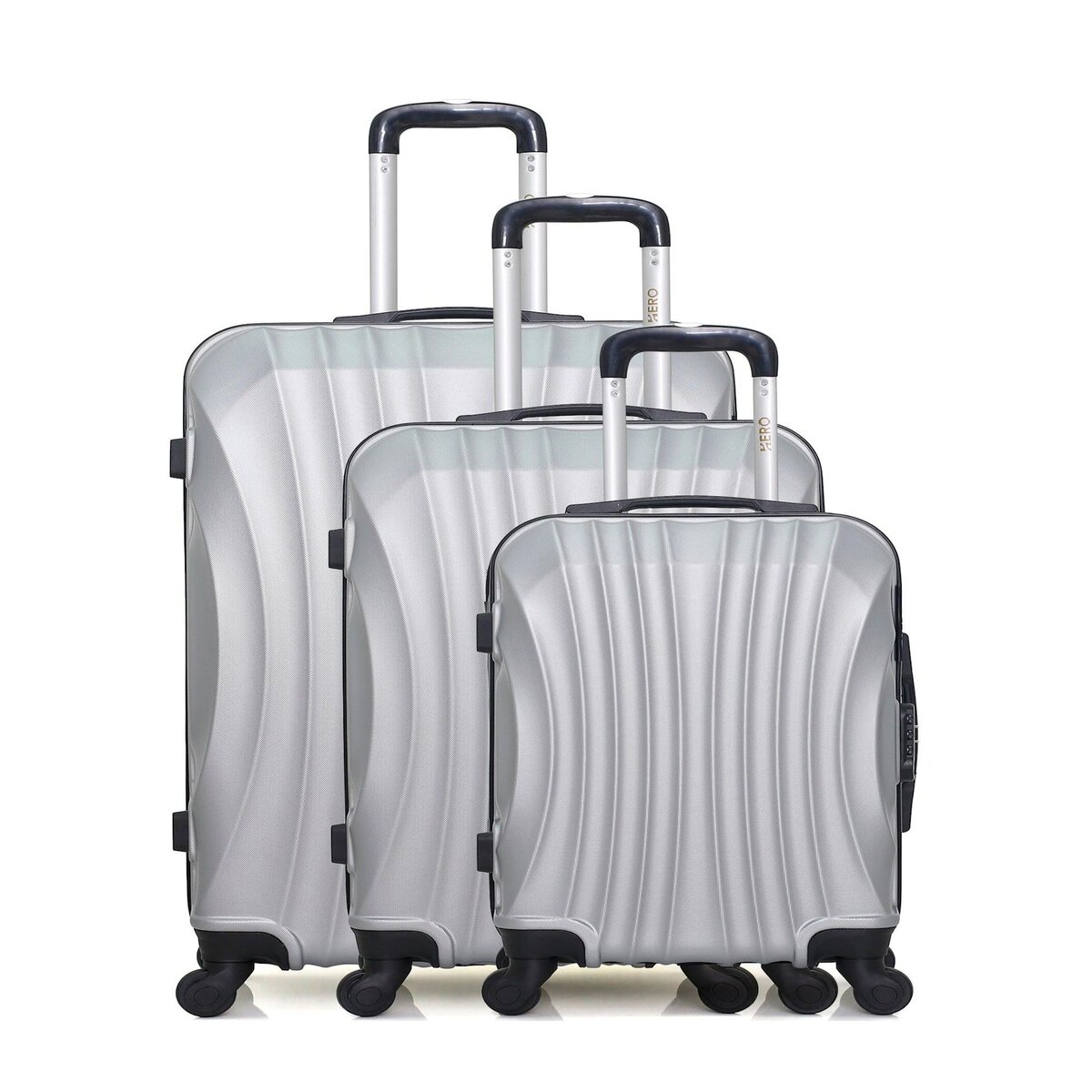 HERO HERO - Set de 3 Valises MOSCOU 75 cm 4 Roues