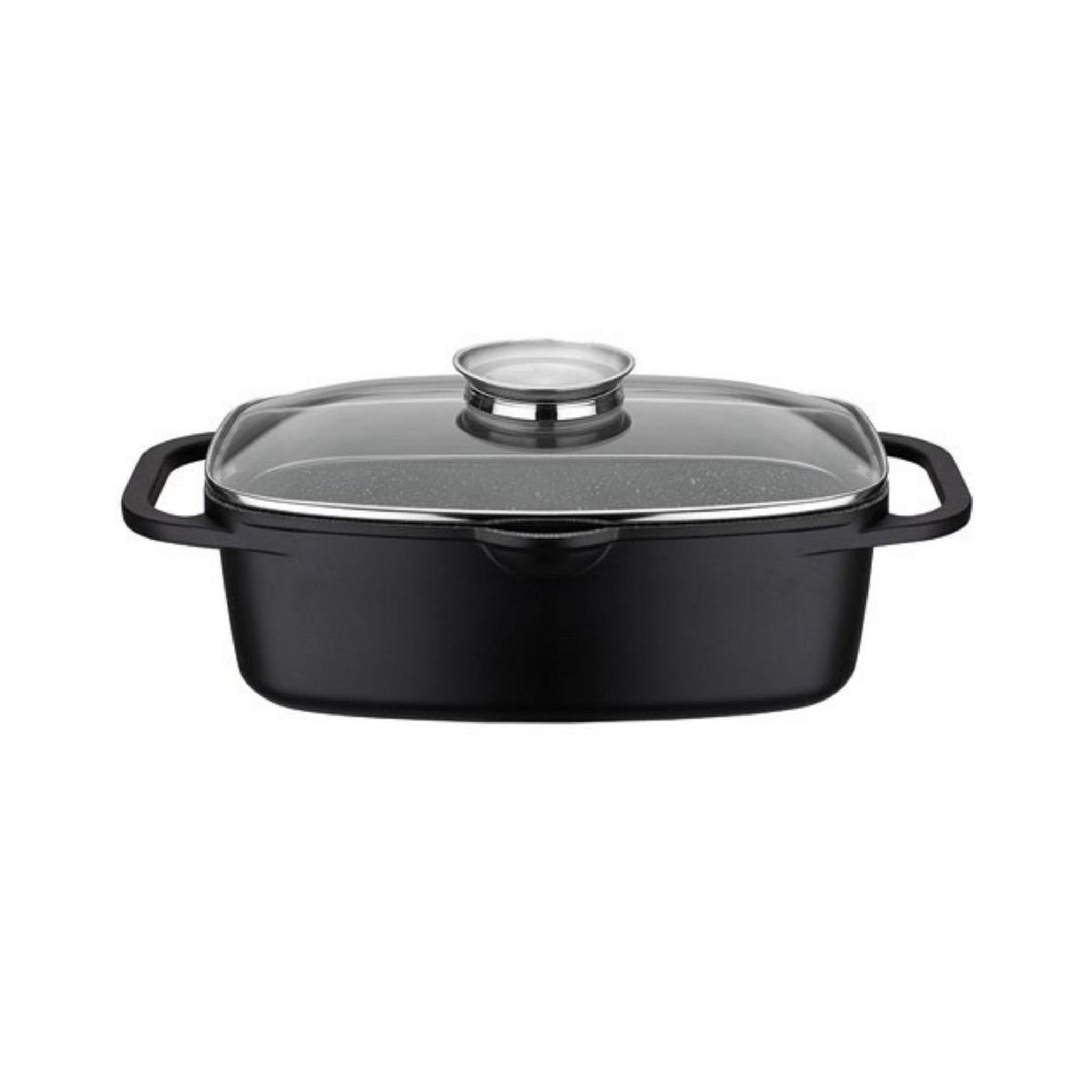 BAUMALU Cocotte réctagulaire aluminium 33cm noir - 382983