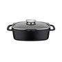 Voir la diapositive 1 : BAUMALU Cocotte réctagulaire aluminium 33cm noir - 382983