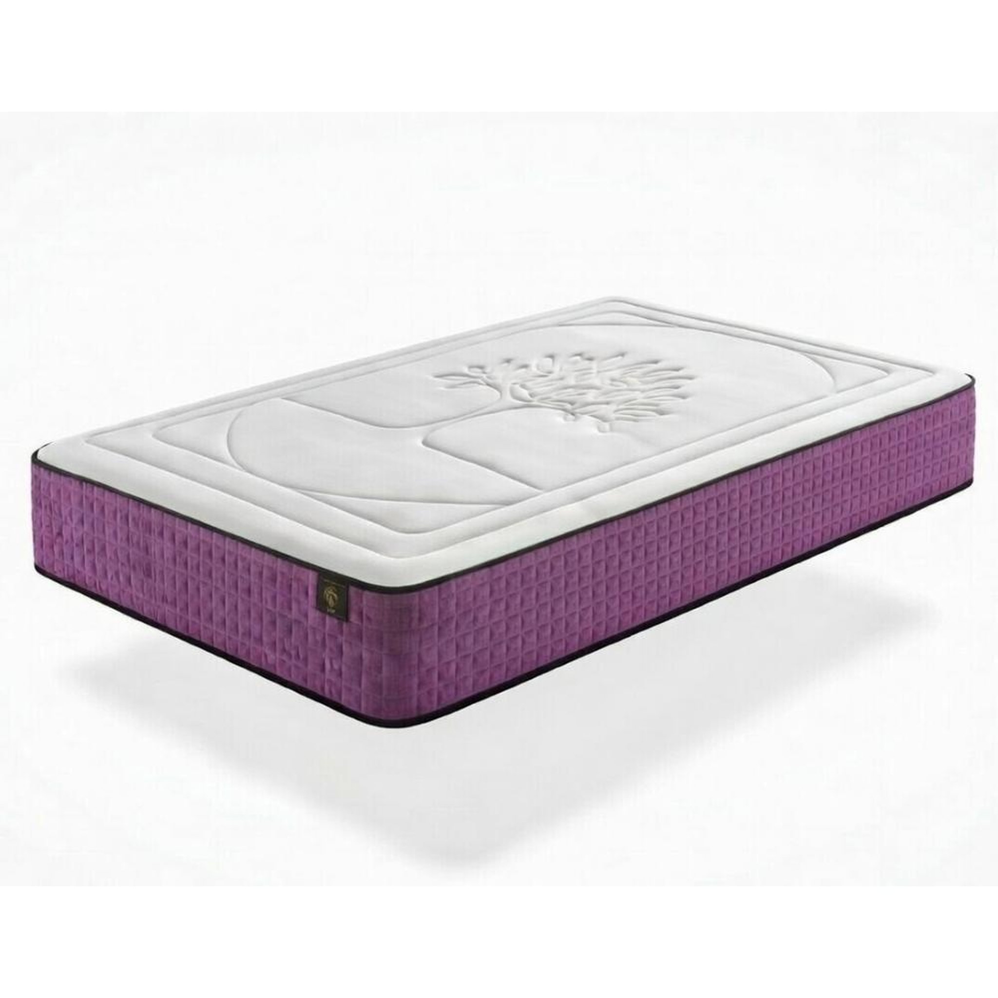 DAGOSTINO HOME Matelas - 30cm Epaisseur - Mousse HR Très Ferme | Double Face (Été/Hiver) | Soutien Équilibré, Parfait et Tonique. Coloris disponibles : Blanc
