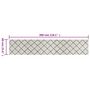 Voir la diapositive 6 : VIDAXL Tapis de cuisine lavable impression carree 60x300 cm velours