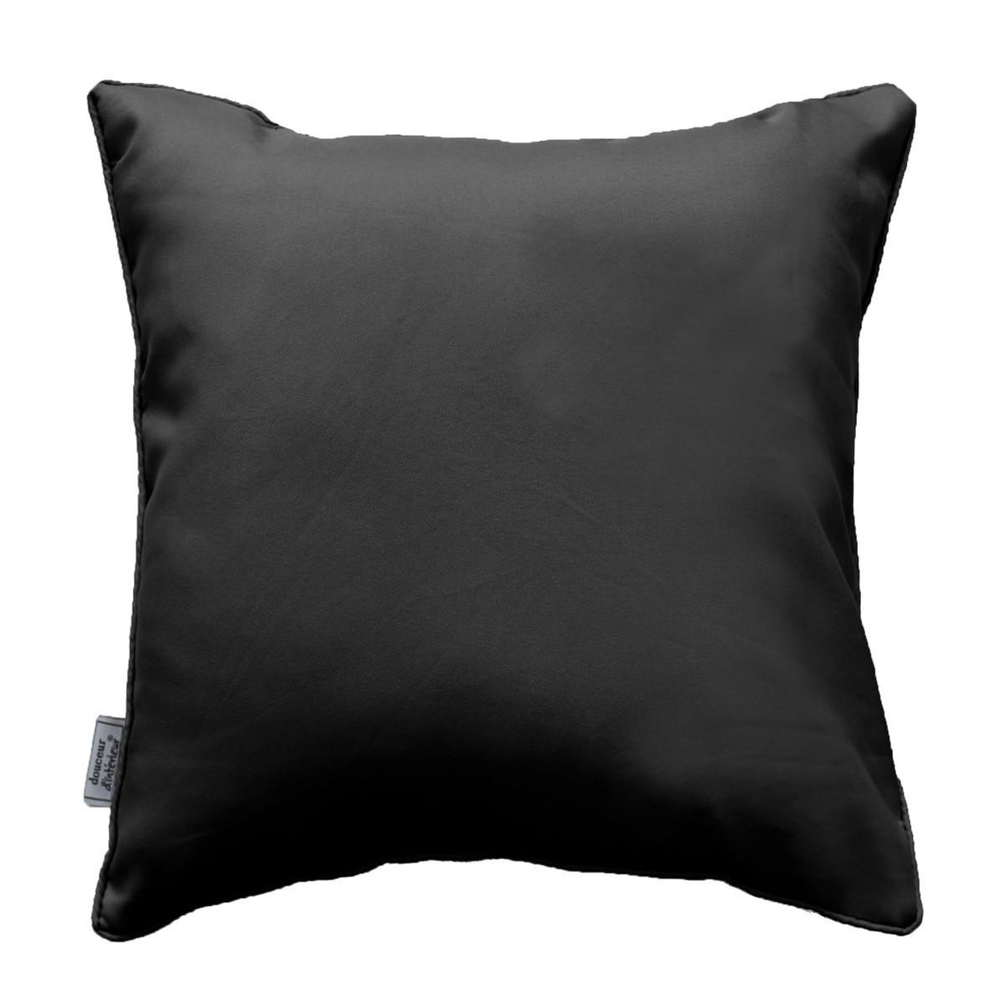 Douceur d'Intérieur Coussin déco  essentiel  60x60cm noir