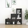 Voir la diapositive 1 : VIDAXL Ensemble de meubles TV 3 pcs Gris Bois d'ingenierie
