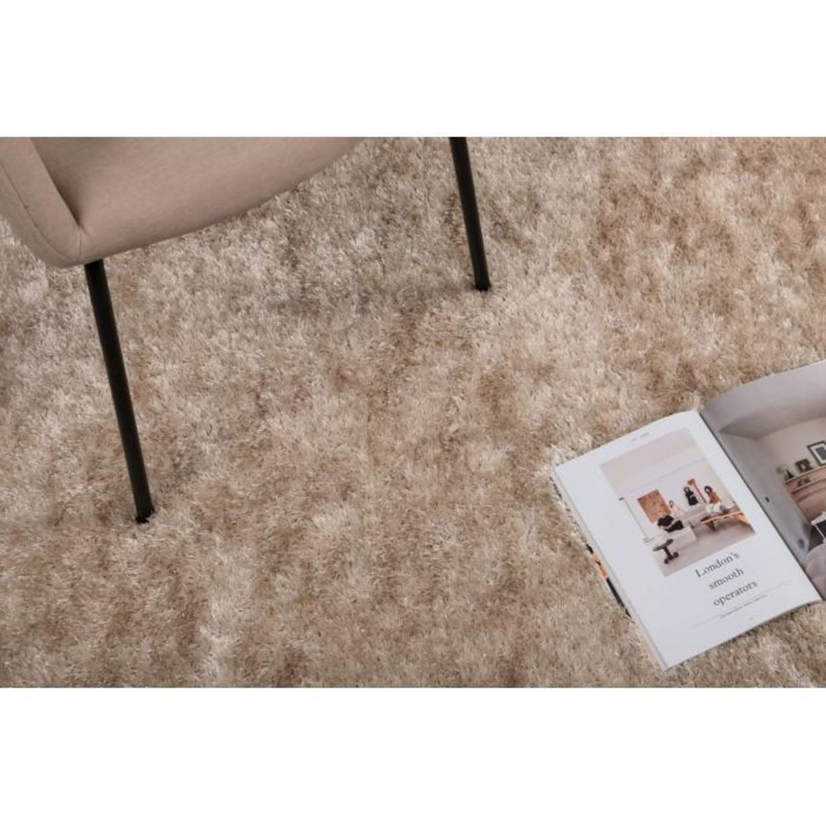 Paris Prix Tapis Déco  Mattis  160x230cm Beige