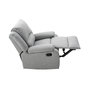 Voir la diapositive 4 : Fauteuil relax manuel HELENE 1 place tissu gris clair