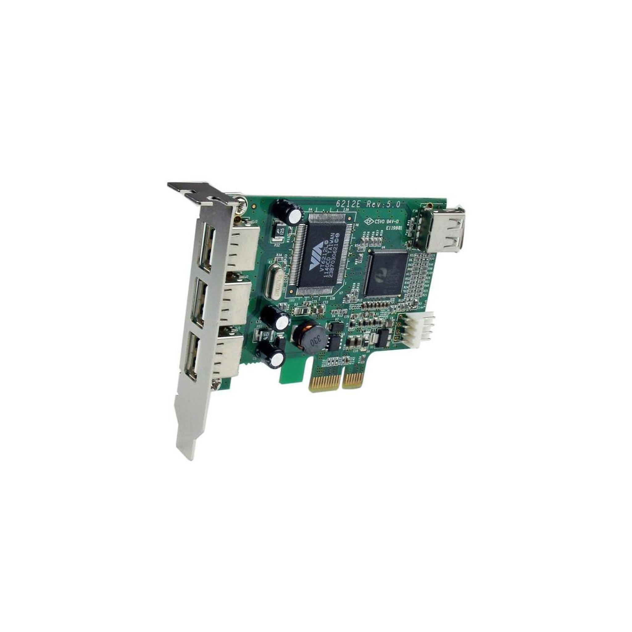 Voir la diapositive 3 : Startech Startech.com carte adaptateur pci express vers 4 ports usb 2.0 - carte pcie interne externe