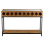 Voir la diapositive 2 : Paris Prix Console Range-Bouteilles  Vin  120cm Naturel