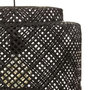 Voir la diapositive 3 : ATMOSPHERA Lampe Suspension Bambou  Liby  40cm Noir