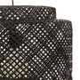 Voir la diapositive 3 : ATMOSPHERA Lampe Suspension Bambou  Liby  40cm Noir