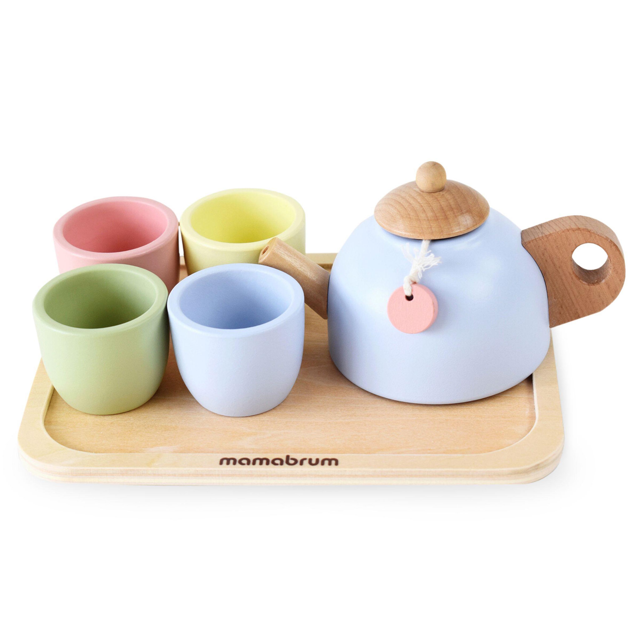 MAMABRUM Dinette Service a The Bois Enfant Mamabrum 7 Pcs Plateau 19x14 cm 3 Ans