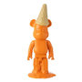 Voir la diapositive 1 : Paris Prix Statuette Déco Ours  Cornet Glace  39cm Orange