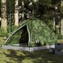 Voir la diapositive 1 : VIDAXL Tente de camping a dome 4 personnes camouflage impermeable
