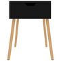 Voir la diapositive 3 : VIDAXL Tables de chevet 2 pcs Noir brillant 40x40x56cm Bois ingenierie