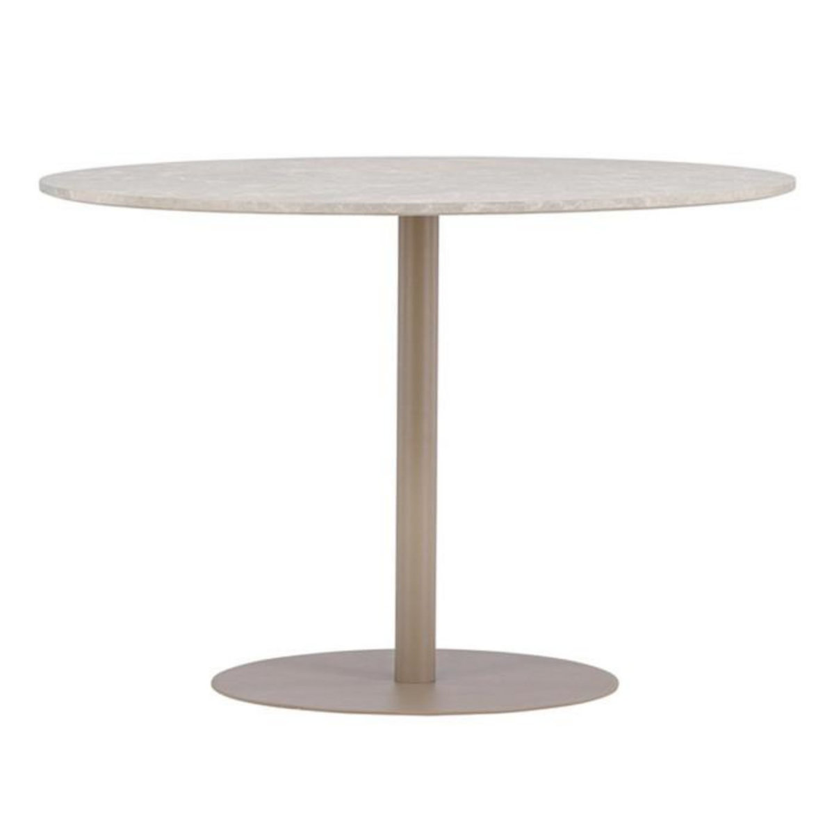Paris Prix Table à Manger Effet Marbre  Lycke  110cm Beige