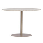 Paris Prix Table à Manger Effet Marbre  Lycke  110cm Beige