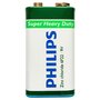 Philips Pile philips 9 volts carrée alcaline 1pc