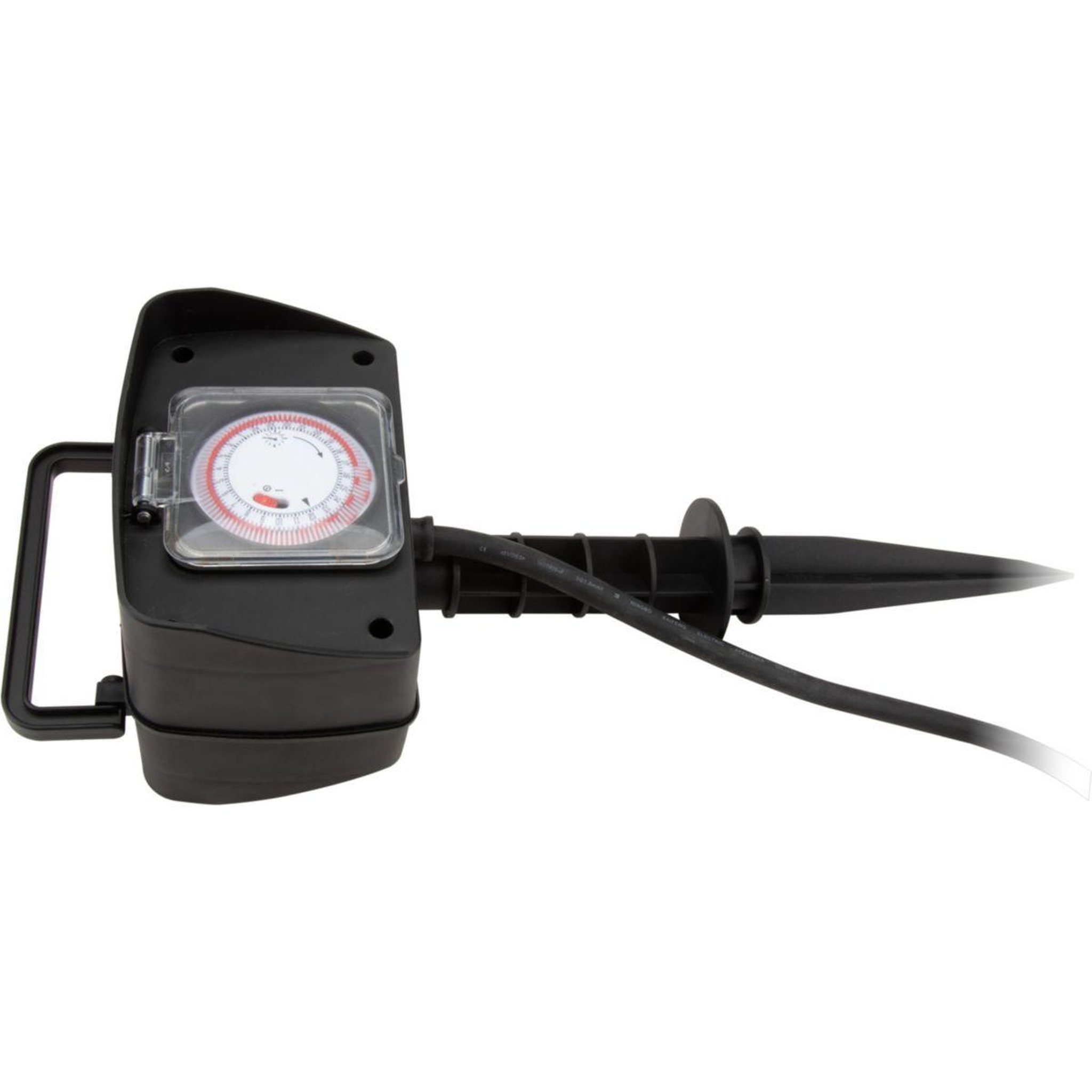 ZENITECH Multiprise 1.5m piquet 2 prises 16A + programmateur