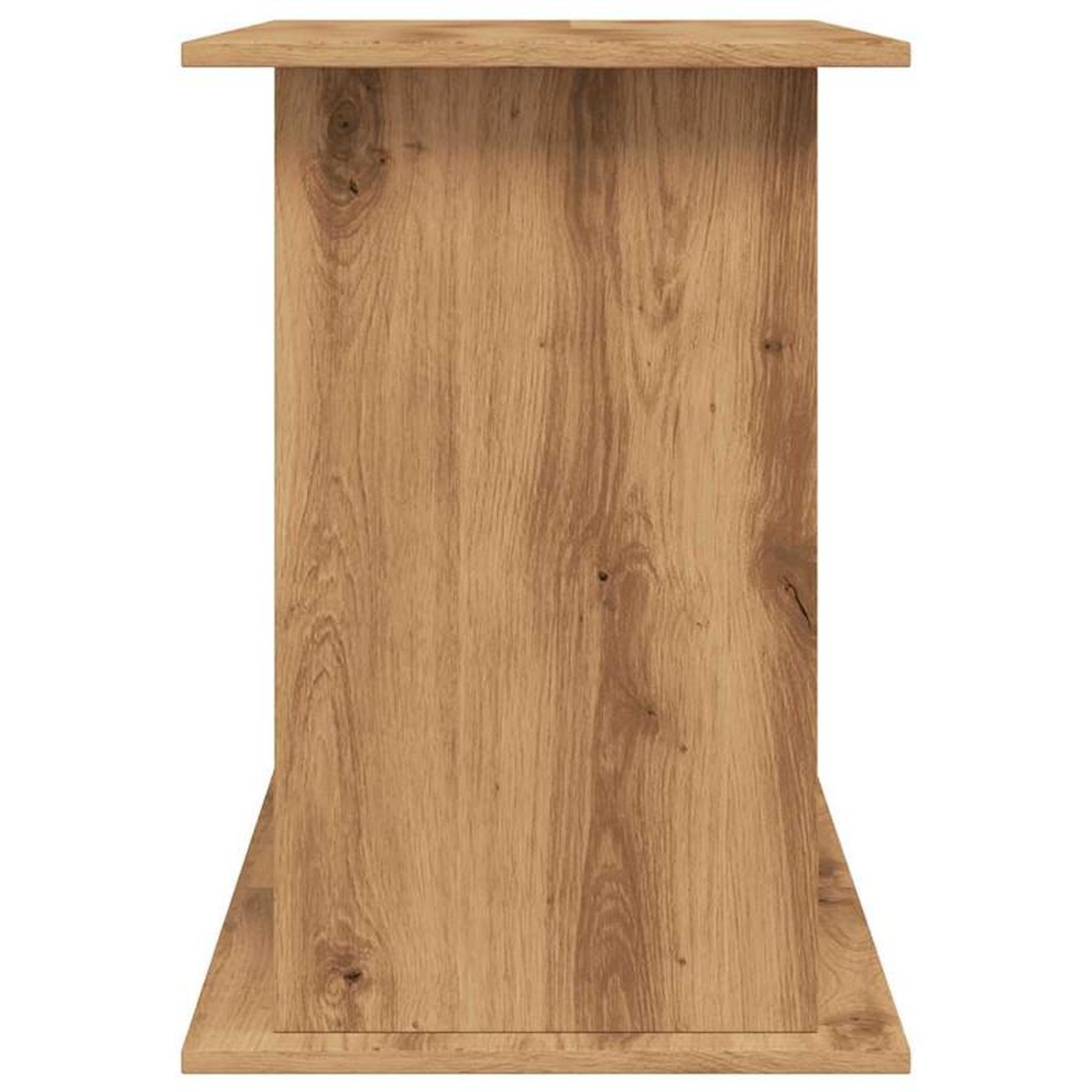 Voir la diapositive 5 : VIDAXL Support d aquarium chêne artisanal 121x41x58 cm bois ingénierie