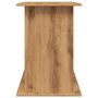 Voir la diapositive 5 : VIDAXL Support d aquarium chêne artisanal 121x41x58 cm bois ingénierie