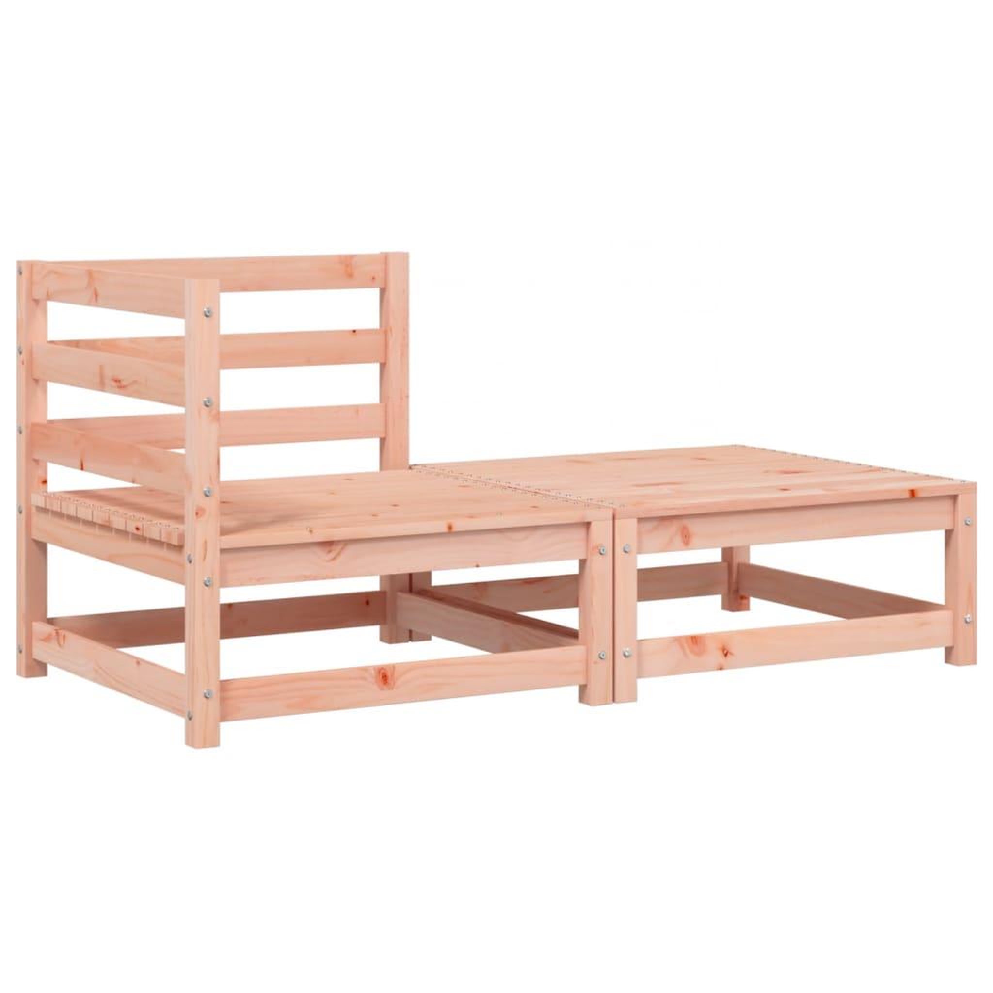 Voir la diapositive 4 : VIDAXL Canape d'angle de jardin avec coussins et repose-pieds
