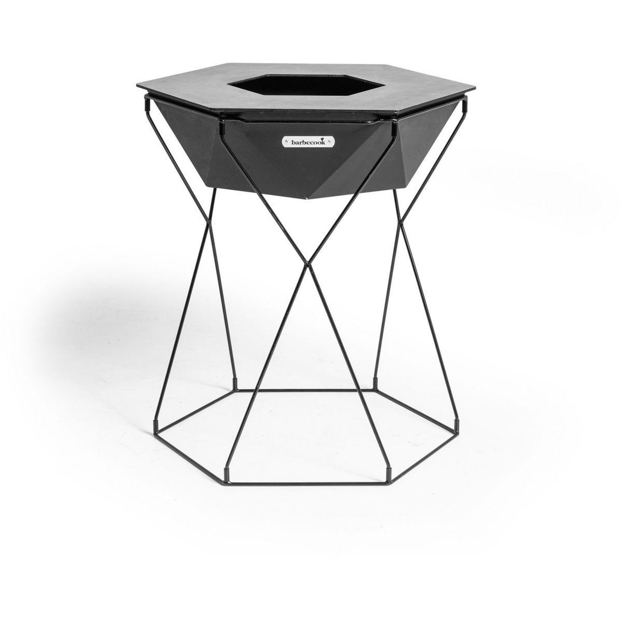 BARBECOOK Brasero rila brasero et barbecue en acier bc-woo