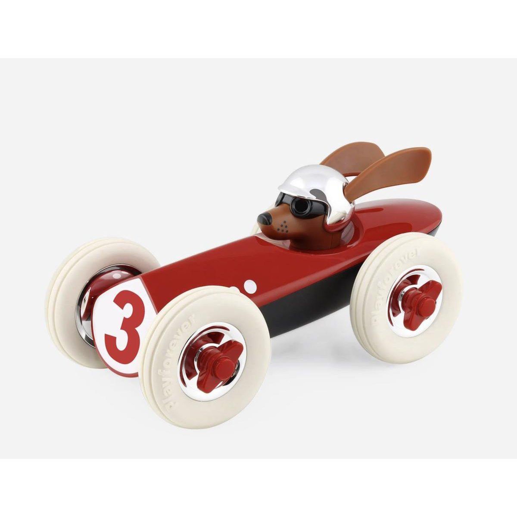 PLAYFOREVER Voiture rufus - patric - rouge 21cm